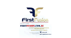 Desktop Screenshot of firstfusion.com.au