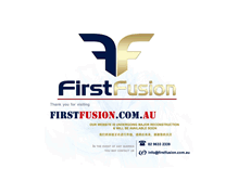 Tablet Screenshot of firstfusion.com.au